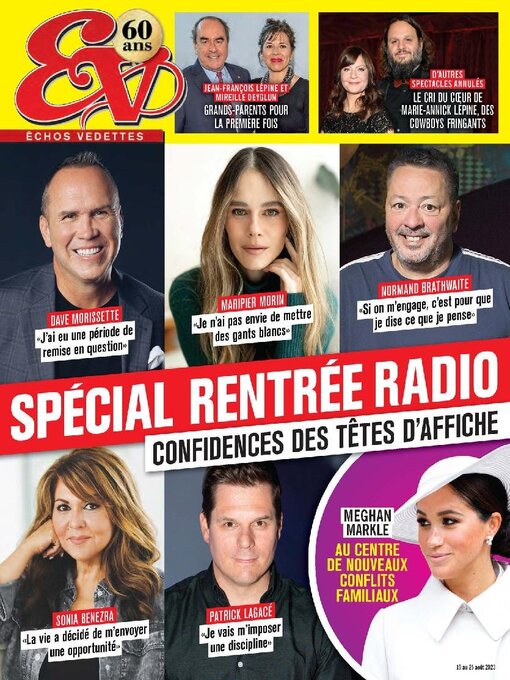 Title details for Échos Vedettes by TVA Publications Inc. - Available